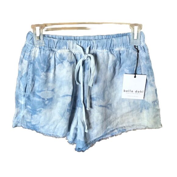 NWT Bella Dahl Linen Tie Dye Frayed Shorts - XS - Picture 1 of 10